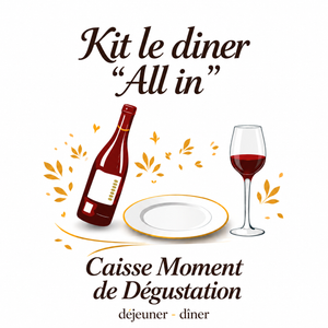 Kit Le diner "All in" - 3 bouteilles - 60,60 euros/bt